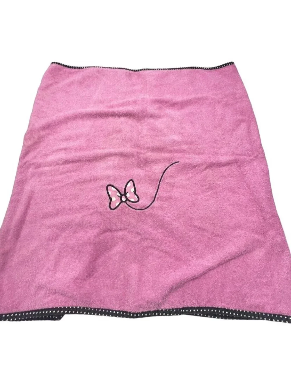disney jumping beans kids baby bath towel pink bow cotton 2018 44x24